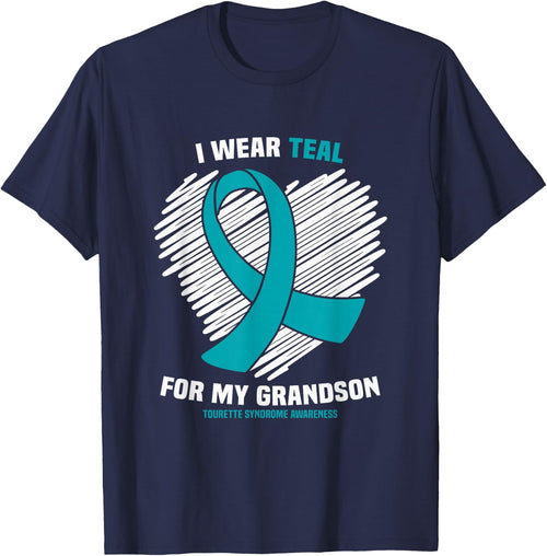 I Wear Teal For My Grandson Tourette Syndrome Awareness