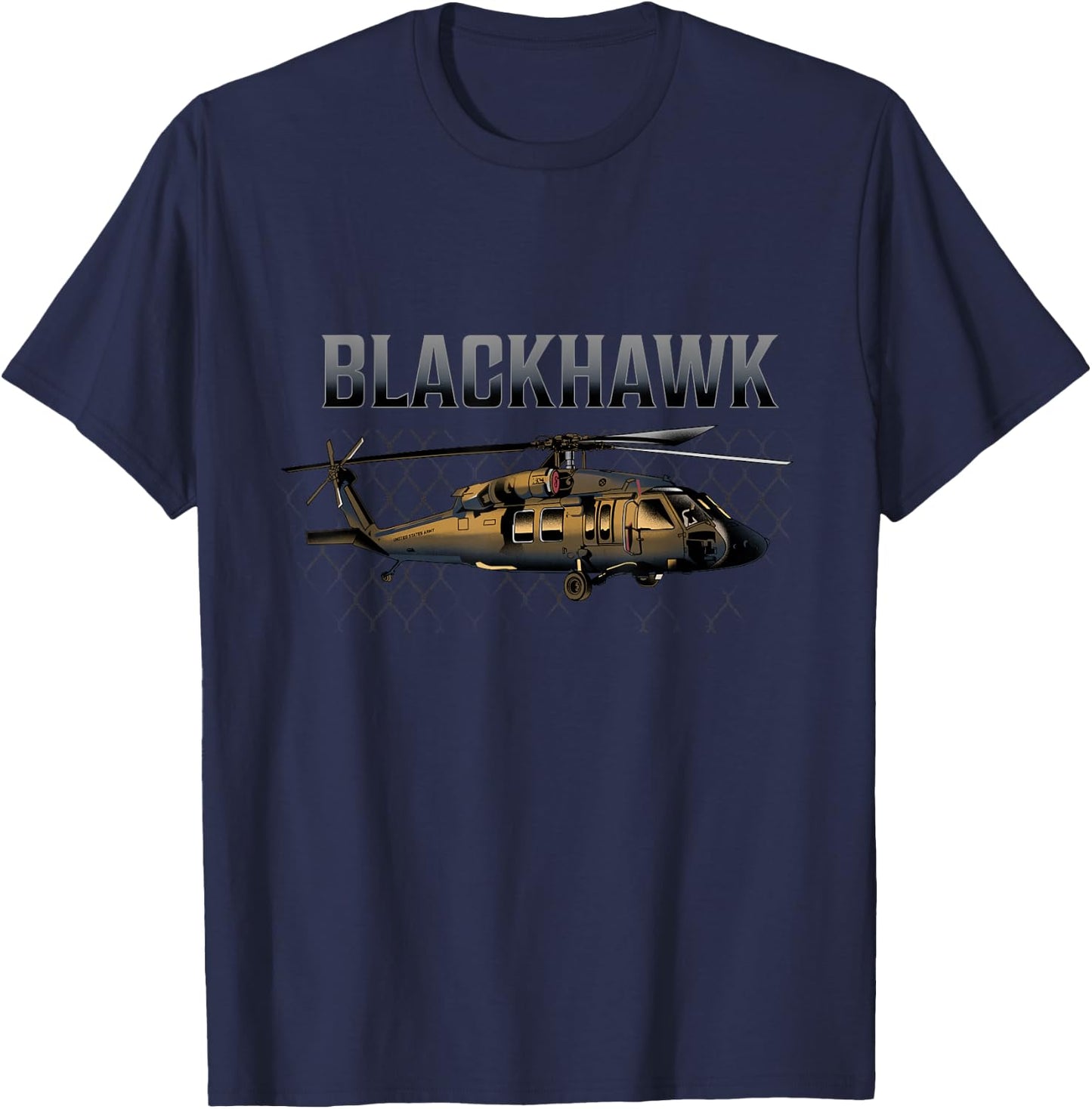 Blackhawk Military Helicopter T-Shirt - T-Shirt | Navy