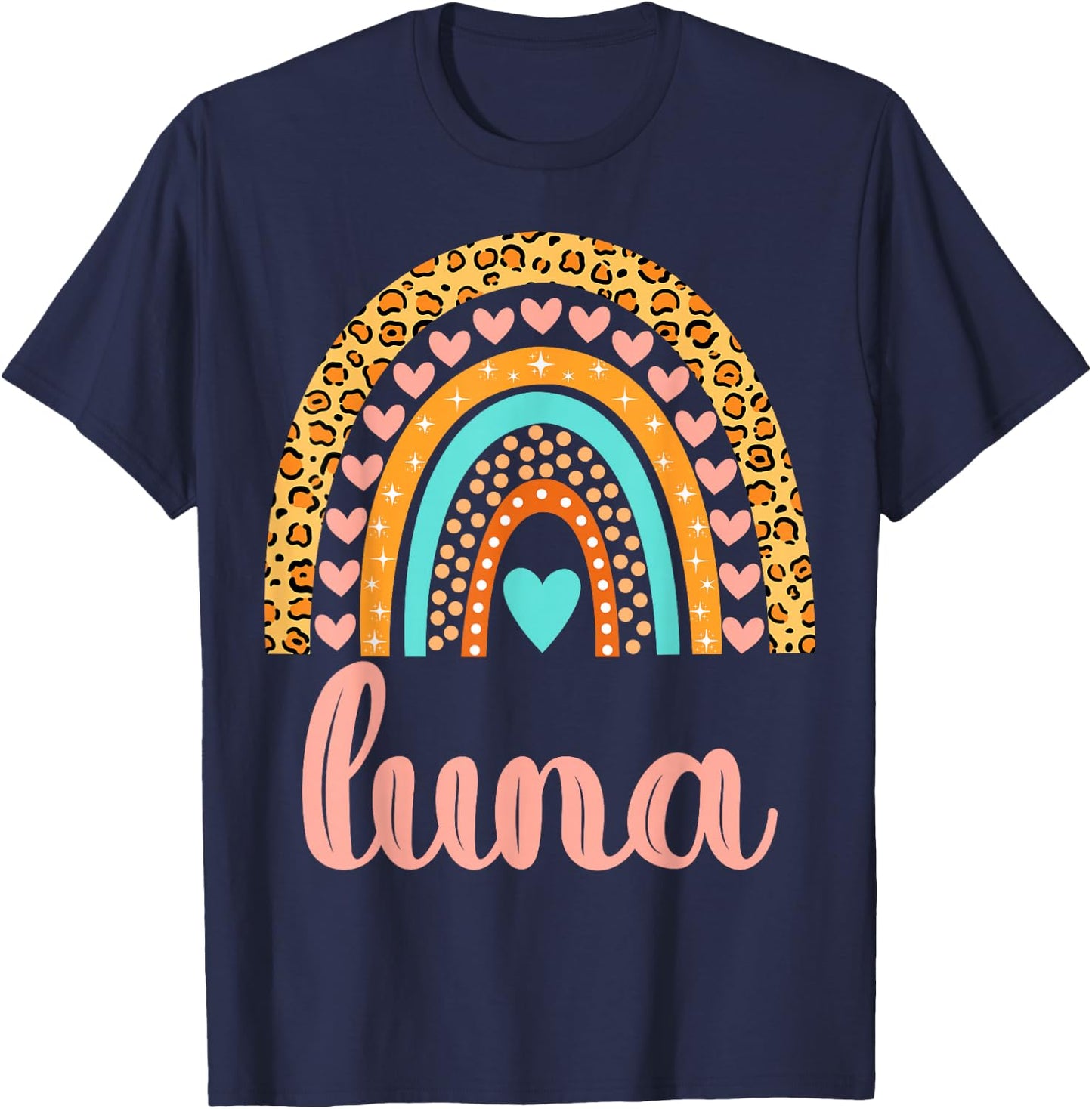 Luna Luna Name Birthday Shirt Gift T-Shirt - T-Shirt | Navy