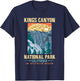 Kings Canyon US National Park California USA Parks Lover T-Shirt - T-Shirt | Navy