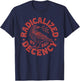 Radicalized by Basic Decency Men Women Retro Trump T-Shirt - T-Shirt | Navy