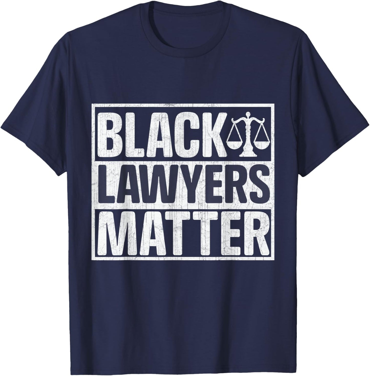 Pride Black Lawyers Matter African History Month Lawyers T-Shirt - T-Shirt | Navy