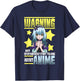 Warning May Spontaneously Start Talking About Anime Shirt T-Shirt - T-Shirt | Navy