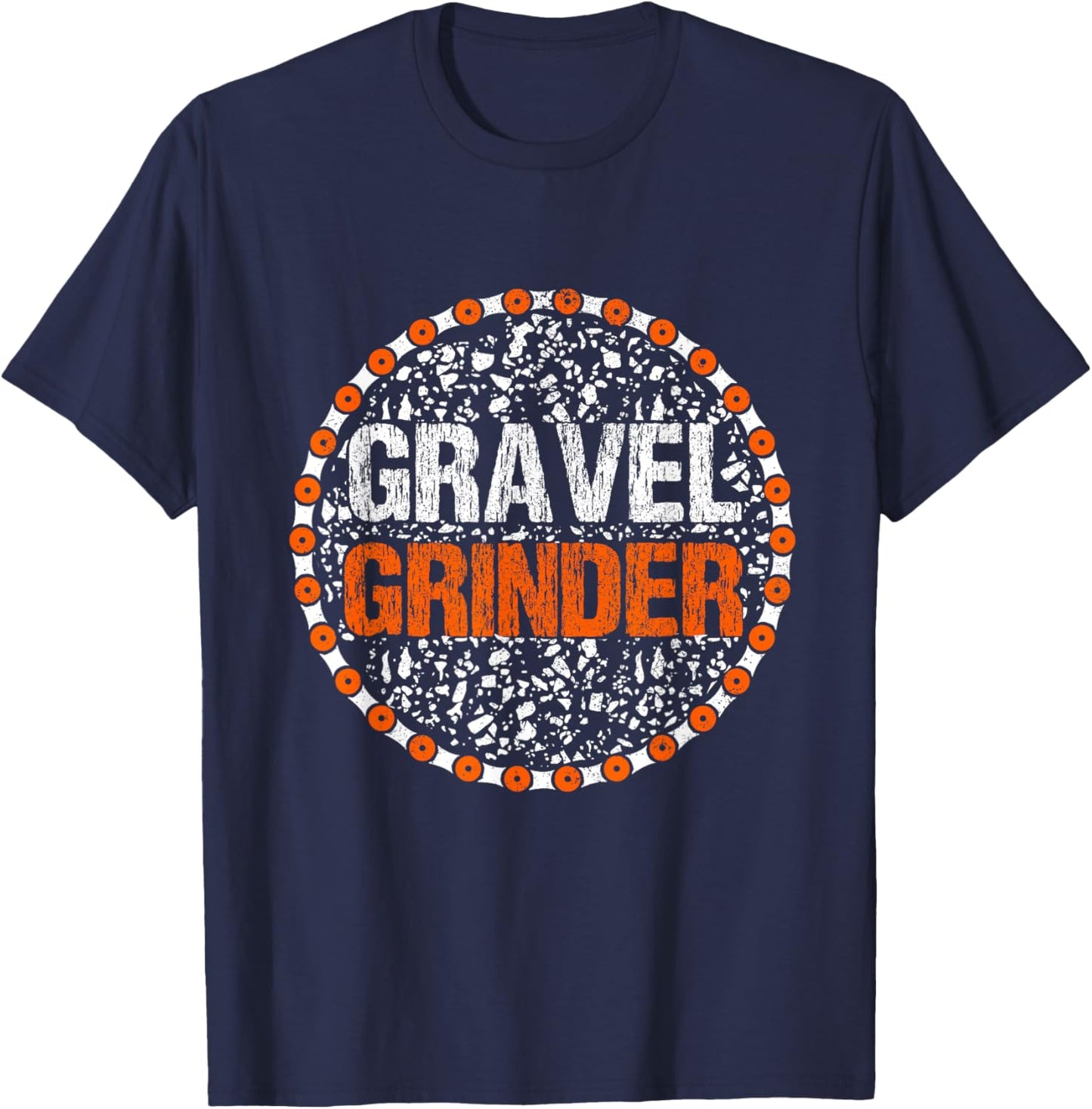 Gravel Bike Road Racing Bicycle Cyclocross T-Shirt - T-Shirt | Navy