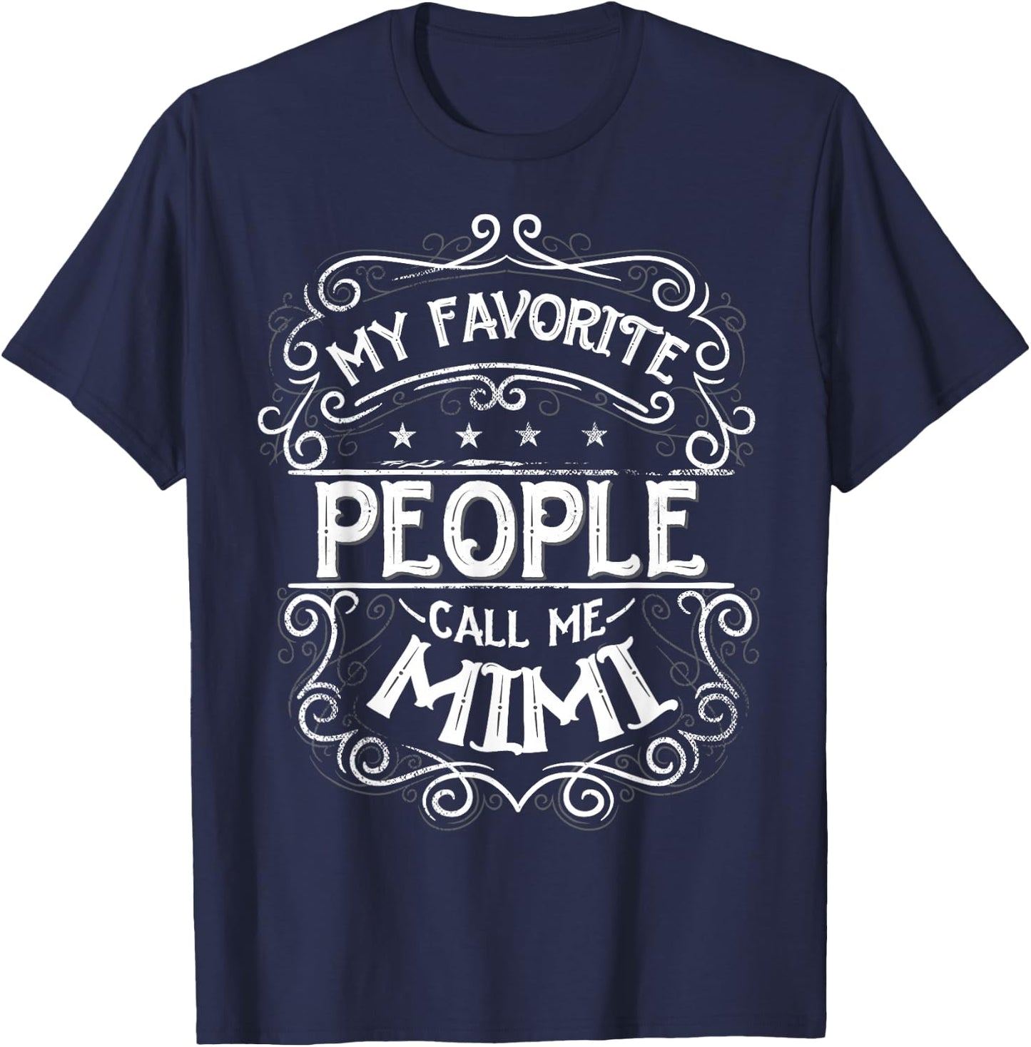 People Call Me Mimi Shirt, Grandma Gifts from Grandchildren T-Shirt - T-Shirt | Navy