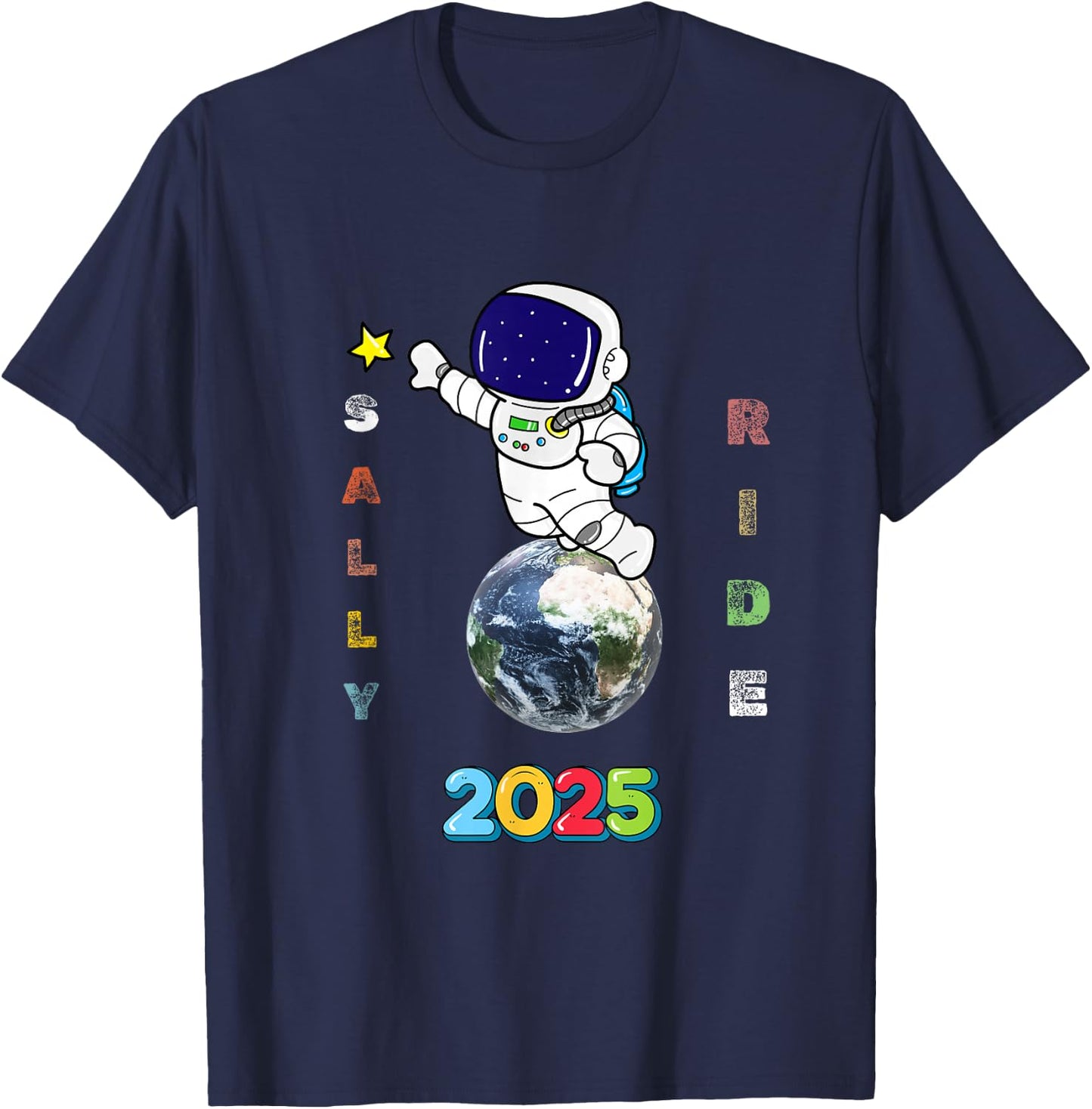 Cool Sally Ride Day Black on May 2025 T-Shirt - T-Shirt | Navy