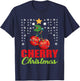 Great Cherrie Gifts Funny Fruit Lover Gift -Adults, Kids Black Modern Classic Christmas Cherry Small T-Shirt - T-Shirt | Navy