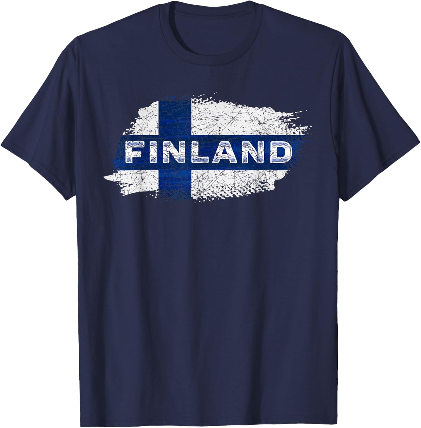 Finnish Flag Sisu Finn Pride Scandinavian Culture Finland T-Shirt - T-Shirt | Navy