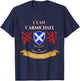 Carmichael Scottish Family Clan Middle Ages Mischief T-Shirt - T-Shirt | Navy