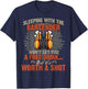 Sleeping With Bartender Funny Bartending Waitress Mixologist T-Shirt - T-Shirt | Navy