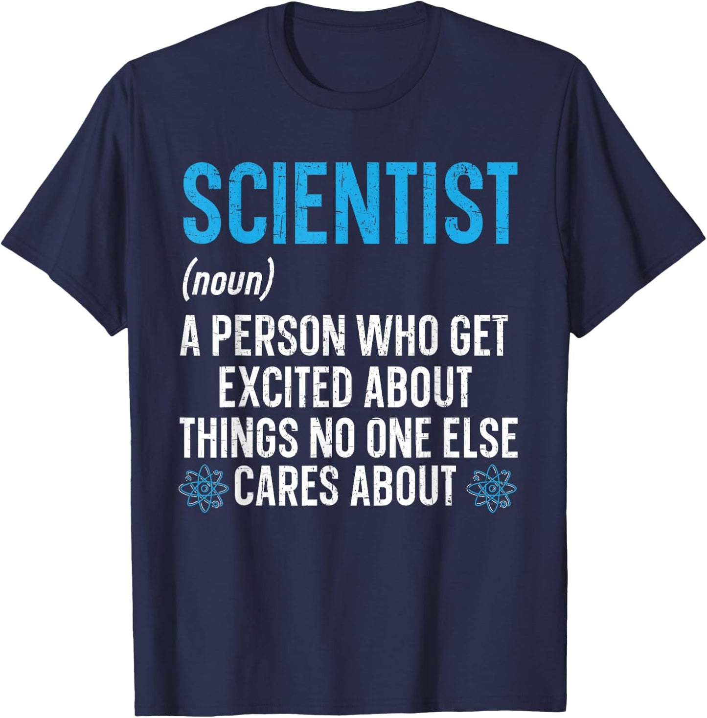 Scientist Definition Biology Teacher Science Chemistry T-Shirt - T-Shirt | Navy
