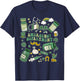 Emergency Department Nurse St. Patrick's Day ER ICU Nursing T-Shirt - T-Shirt | Navy