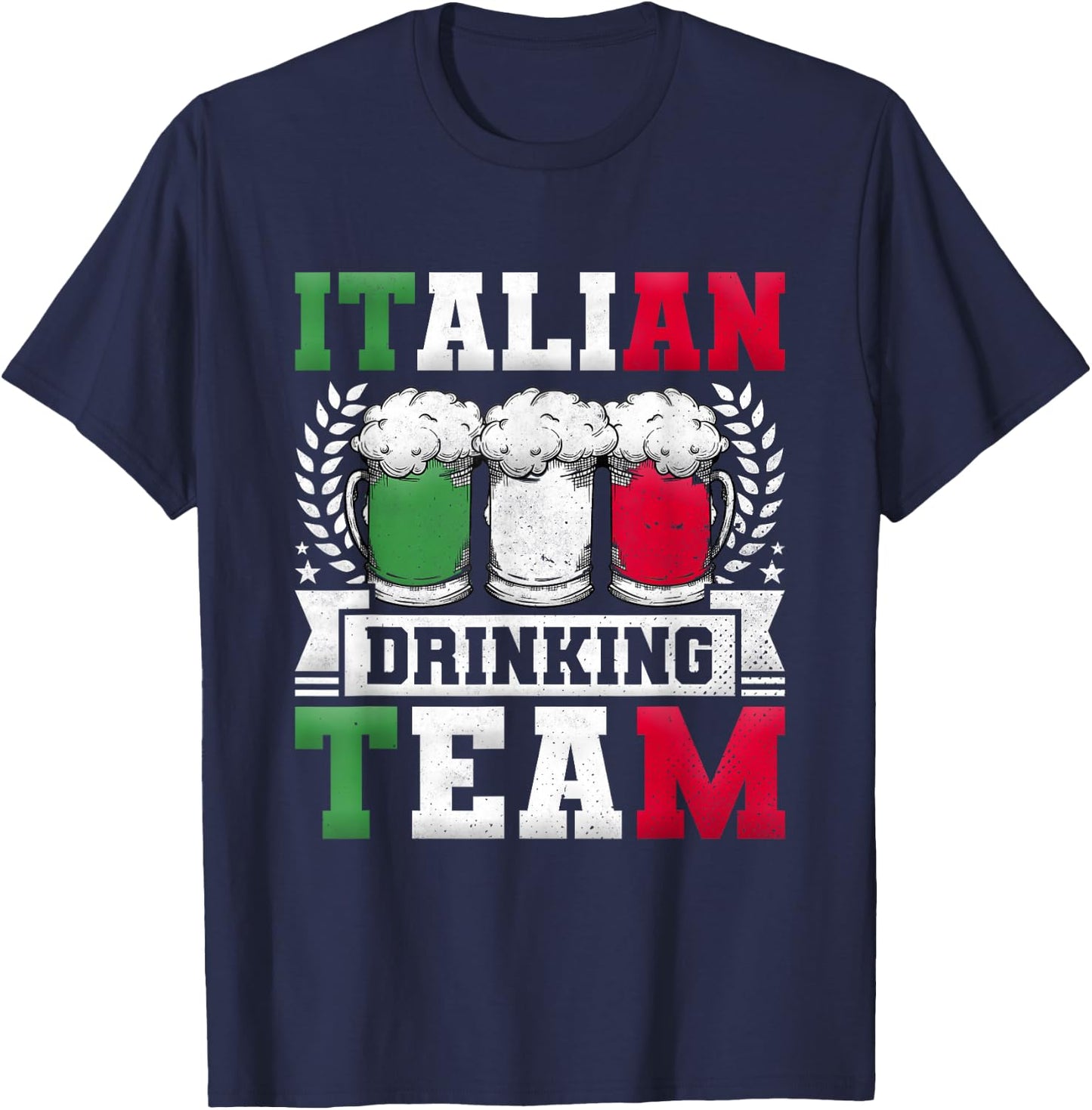 Italian Drinking Team, Beer Day T-Shirt - T-Shirt | Navy