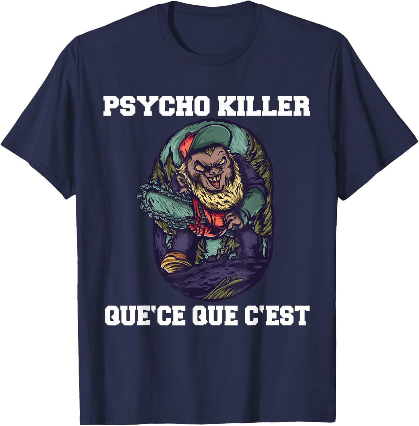 Psycho Killer T-Shirt - T-Shirt | Navy