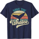 Save The Whales Retro T-Shirt - T-Shirt | Navy