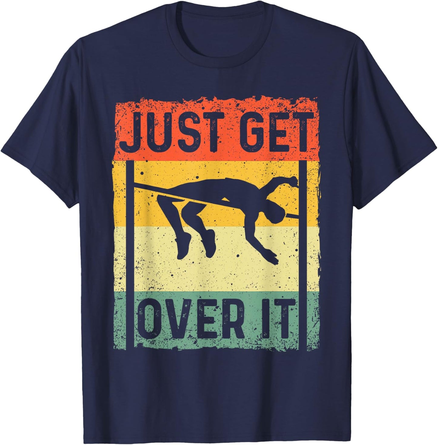 Cool High Jump Design Women High Jump Sport Lovers T-Shirt - T-Shirt | Navy