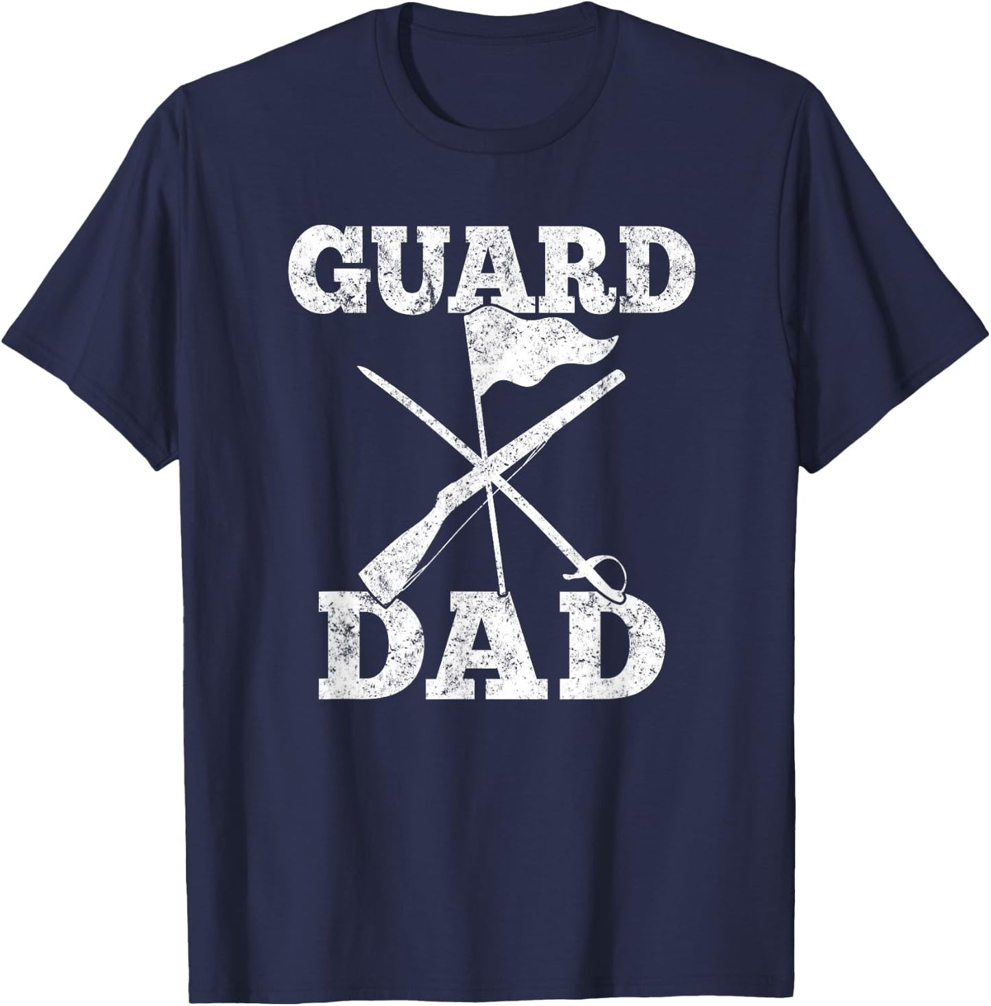 Color Guard Dad Shirt T-Shirt - T-Shirt | Navy