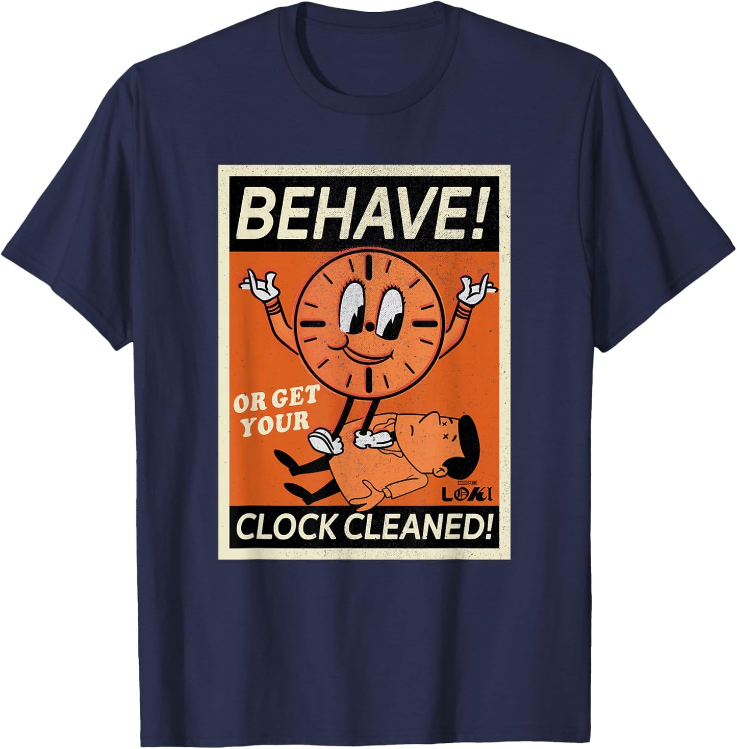 Marvel Loki Miss Minutes Is Always Watching T-Shirt - T-Shirt | Navy