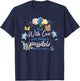 Christian Bible Verse Butterfly Rose Flower Matthew 19:26 T-Shirt - T-Shirt | Navy