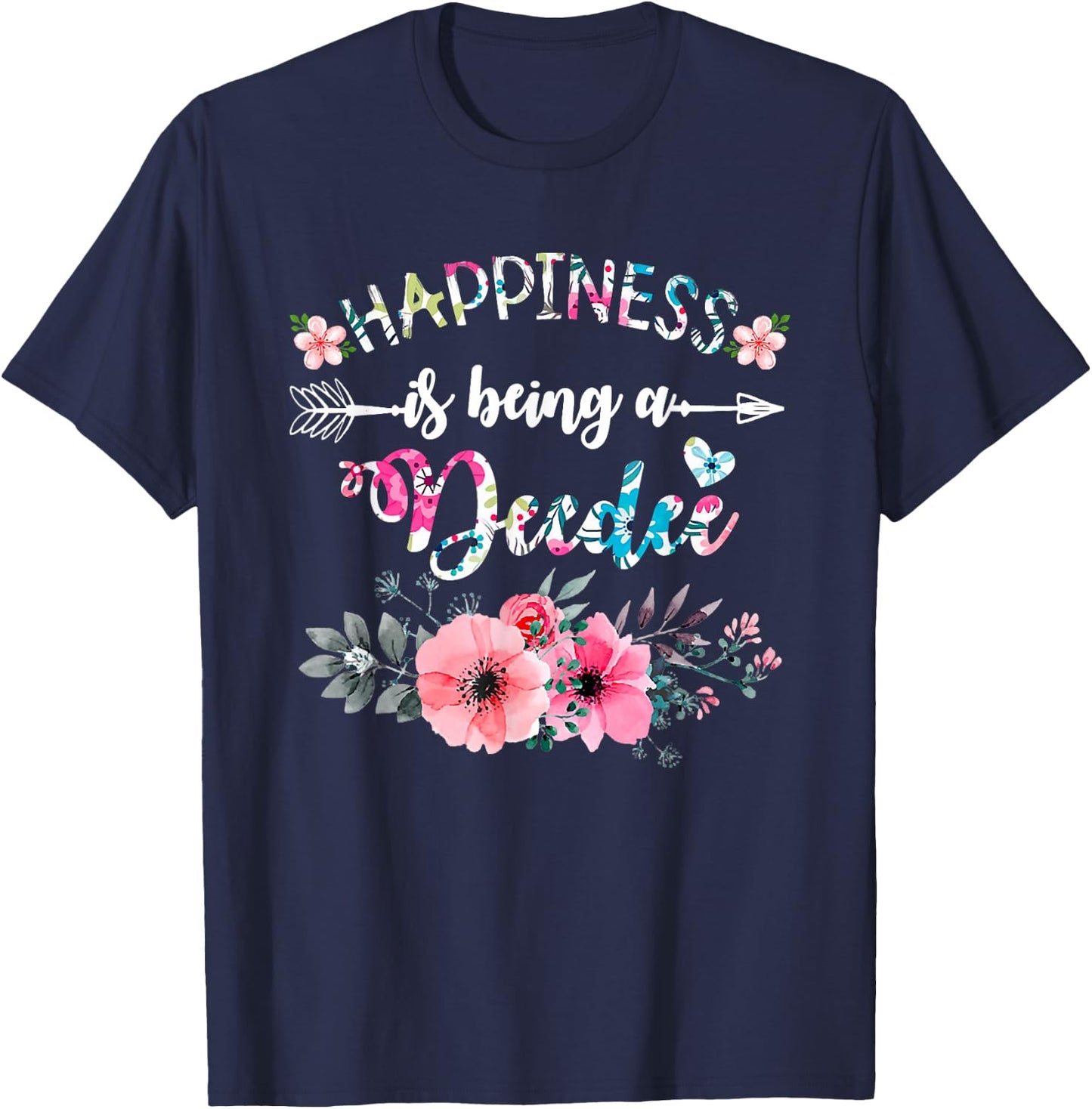 Happiness Is Being A Deedee Mother's Day T-Shirt - T-Shirt | Navy