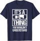 It's A CJ Thing You Wouldn't Understand First Name T-Shirt - T-Shirt | Navy