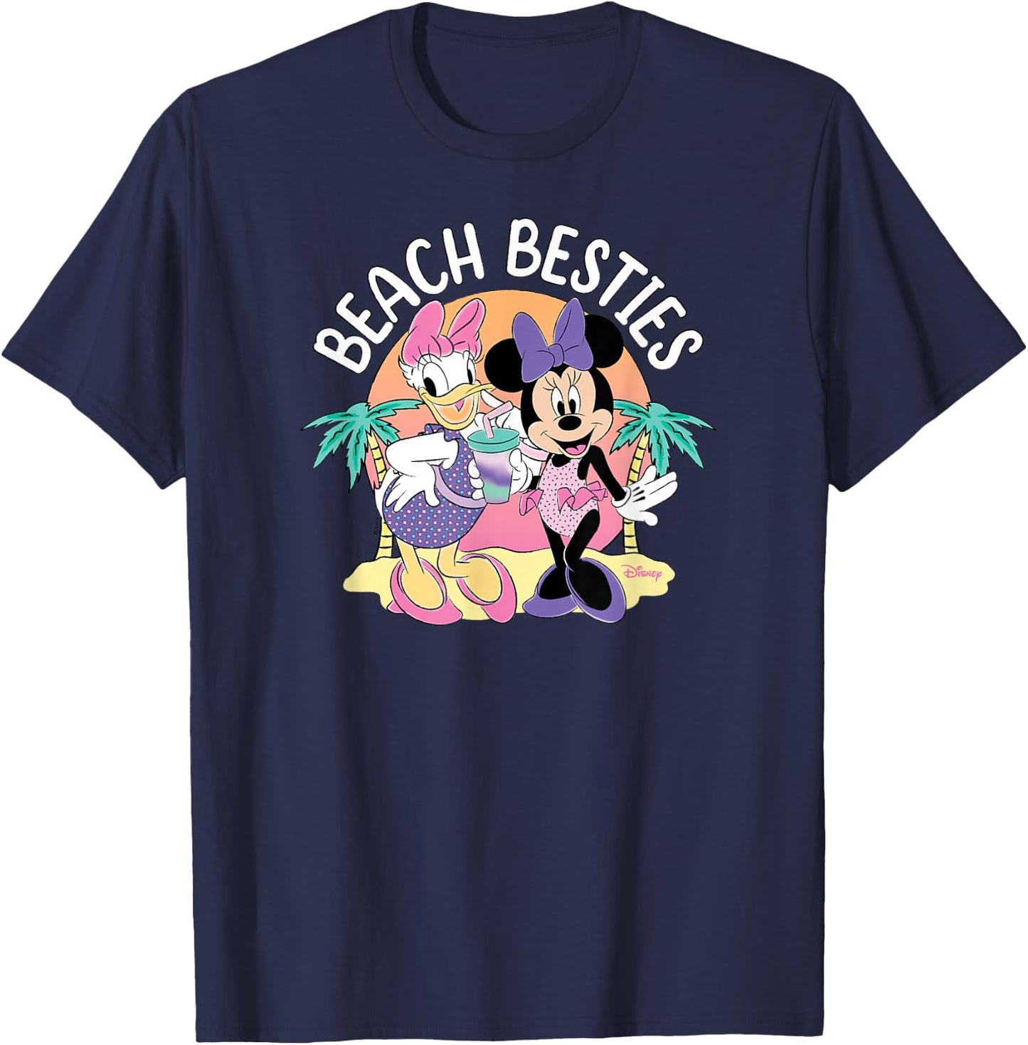 Disney - Minnie Daisy Beach Besties T-Shirt - T-Shirt | Navy
