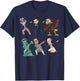 Dabbing Uncle Sam And Friends 4th Of July Boys Girls Kids T-Shirt - T-Shirt | Navy