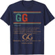 GG Definition Best Grandma Ever Mother's Day Christmas Vinta T-Shirt - T-Shirt | Navy