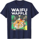 Otaku Ahegao WAIFU WAFFLE Ecchi Etchi Hentai Lewd Great Gift T-Shirt - T-Shirt | Navy