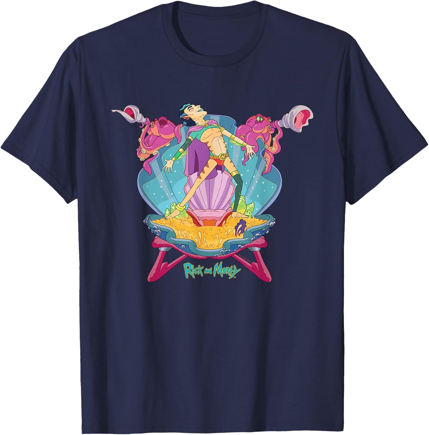 Rick and Morty Fabulous Mr. Nimbus T-Shirt - T-Shirt | Navy
