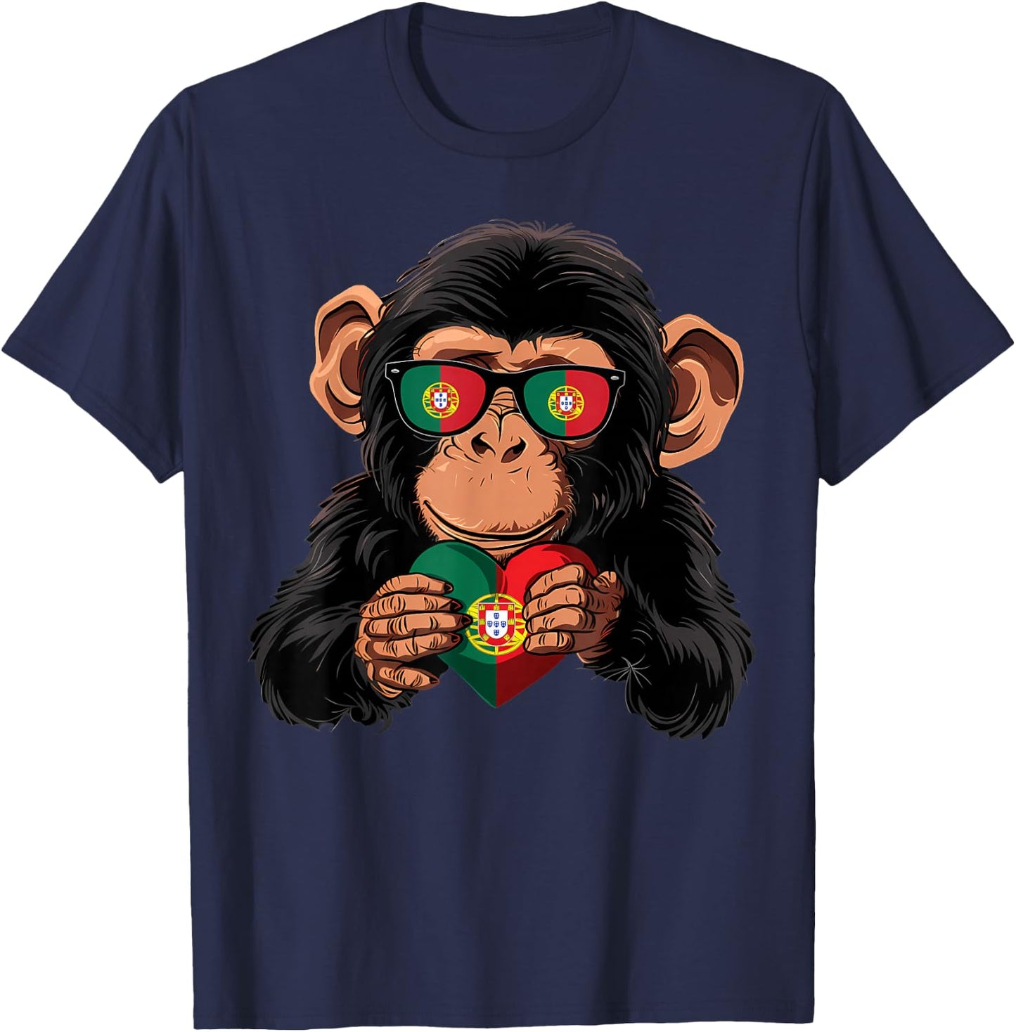 Portugal Flag Portuguese Pride Portuguese Roots Portugal T-Shirt - T-Shirt | Navy
