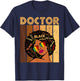 Doctor Afro African American Women Black History Month T-Shirt - T-Shirt | Navy