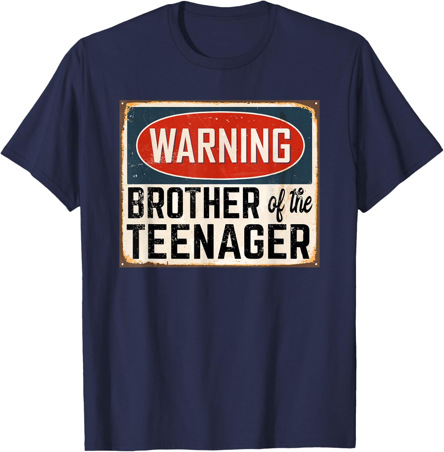 Matching Brother of the Official Teenager 13th Birthday T-Shirt - T-Shirt | Navy