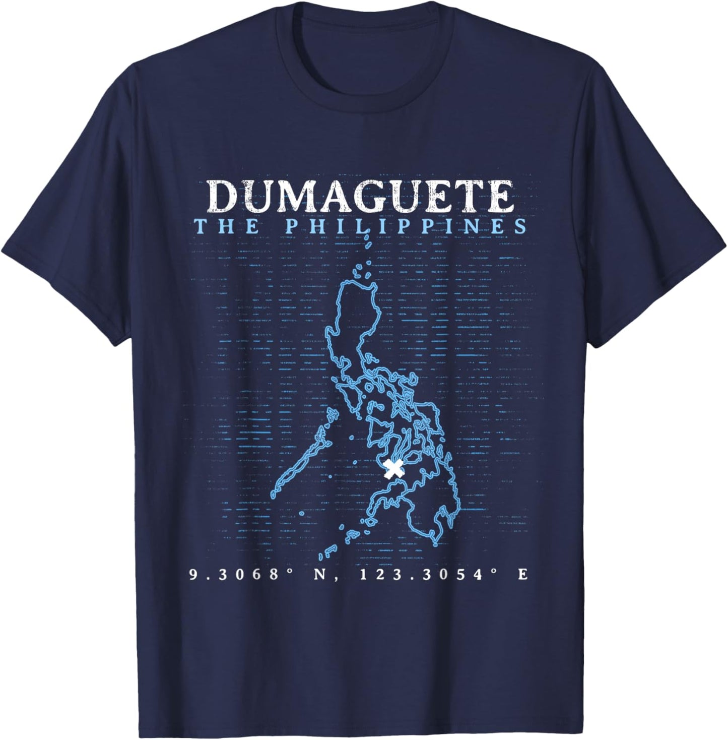 The Philippines Dumaguete T-Shirt - T-Shirt | Navy