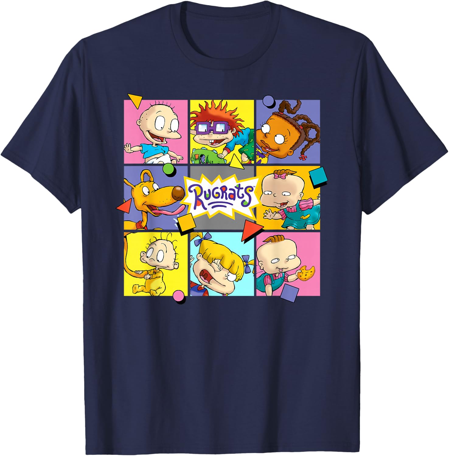 Rugrats - Tommy and Friends Box T-Shirt - T-Shirt | Navy