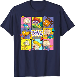 Rugrats - Tommy and Friends Box T-Shirt - T-Shirt | Navy