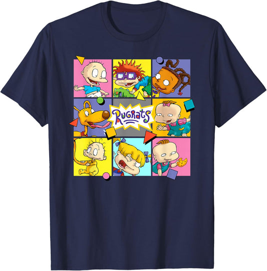 Rugrats - Tommy and Friends Box T-Shirt - T-Shirt | Navy