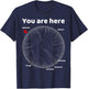 Nerdy You Are Here Tree of Life Evolution Biology Teacher T-Shirt - T-Shirt | Navy