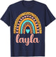 Layla Layla Name Birthday Shirt Gift T-Shirt - T-Shirt | Navy