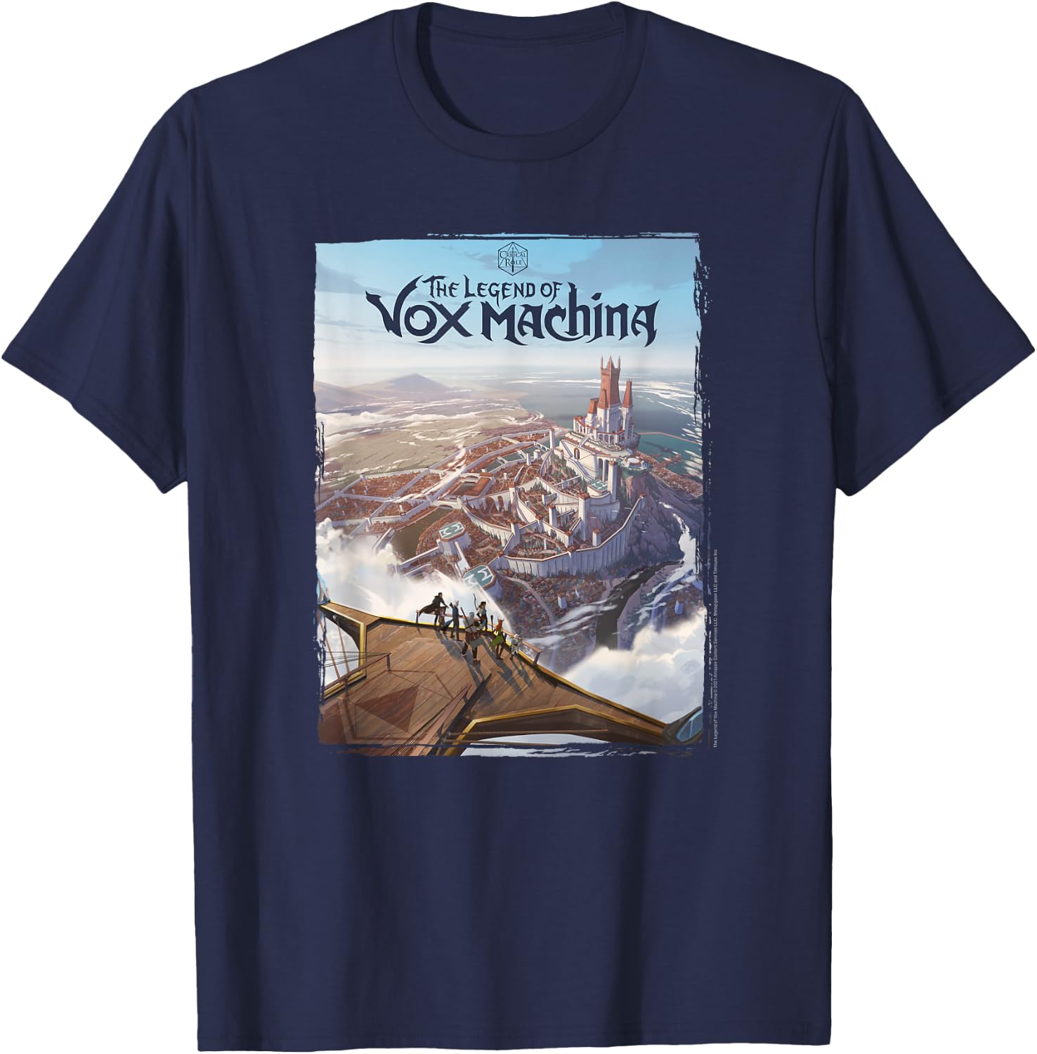 The Legend of Vox Machina Poster Art Small T-Shirt - T-Shirt | Navy