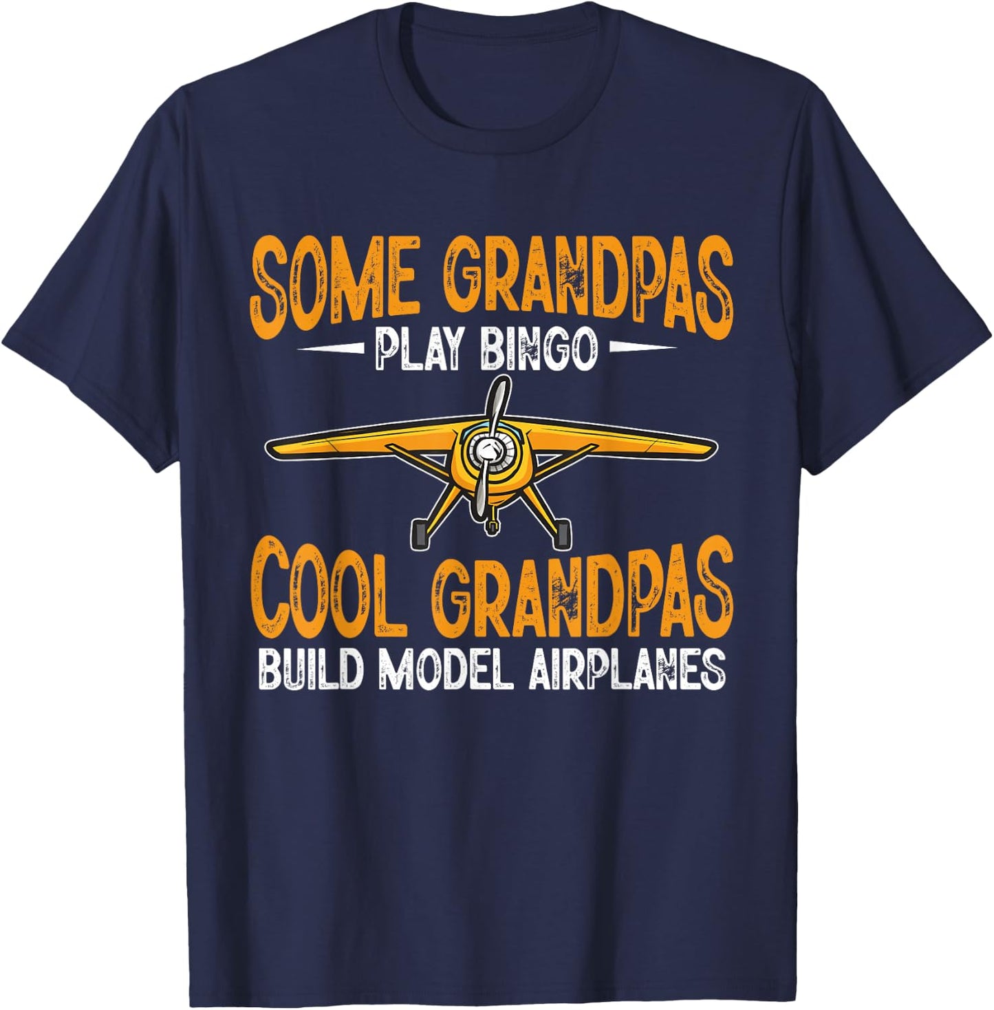 Remote Controlled Aeroplane Model Plane T-Shirt - T-Shirt | Navy