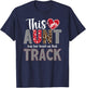 On That Track Motocross Aunt Motocross Rider Auntie T-Shirt - T-Shirt | Navy