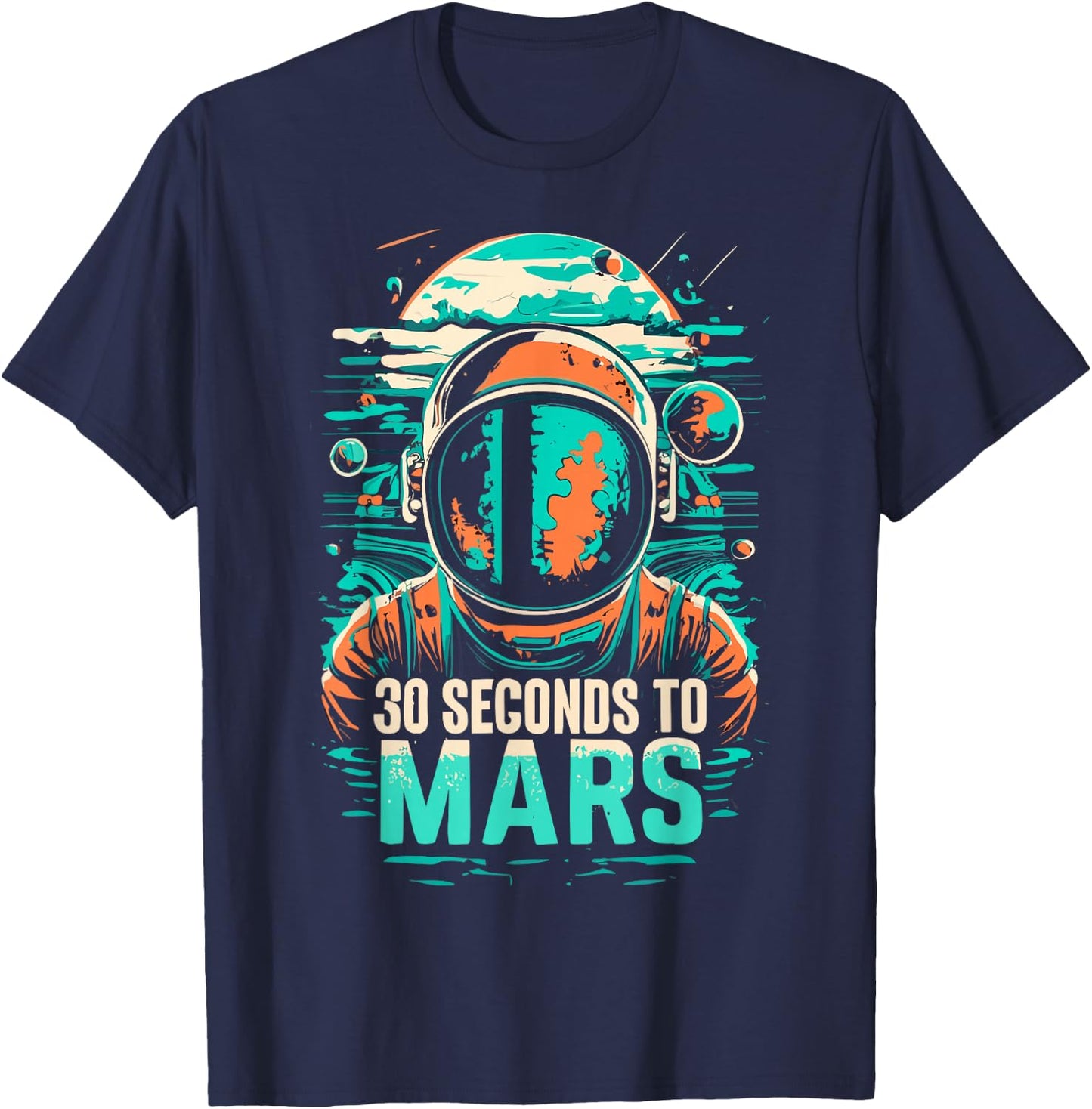 30 Seconds to Mars T-Shirt - T-Shirt | Navy