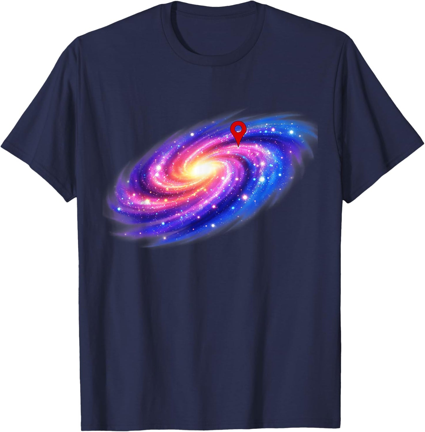 You are Here Galaxy Milky Way Astronomy Space Science T-Shirt - T-Shirt | Navy