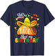 Taco About My Birthday Funny Cinco De Mayo Mexican T-Shirt - T-Shirt | Navy