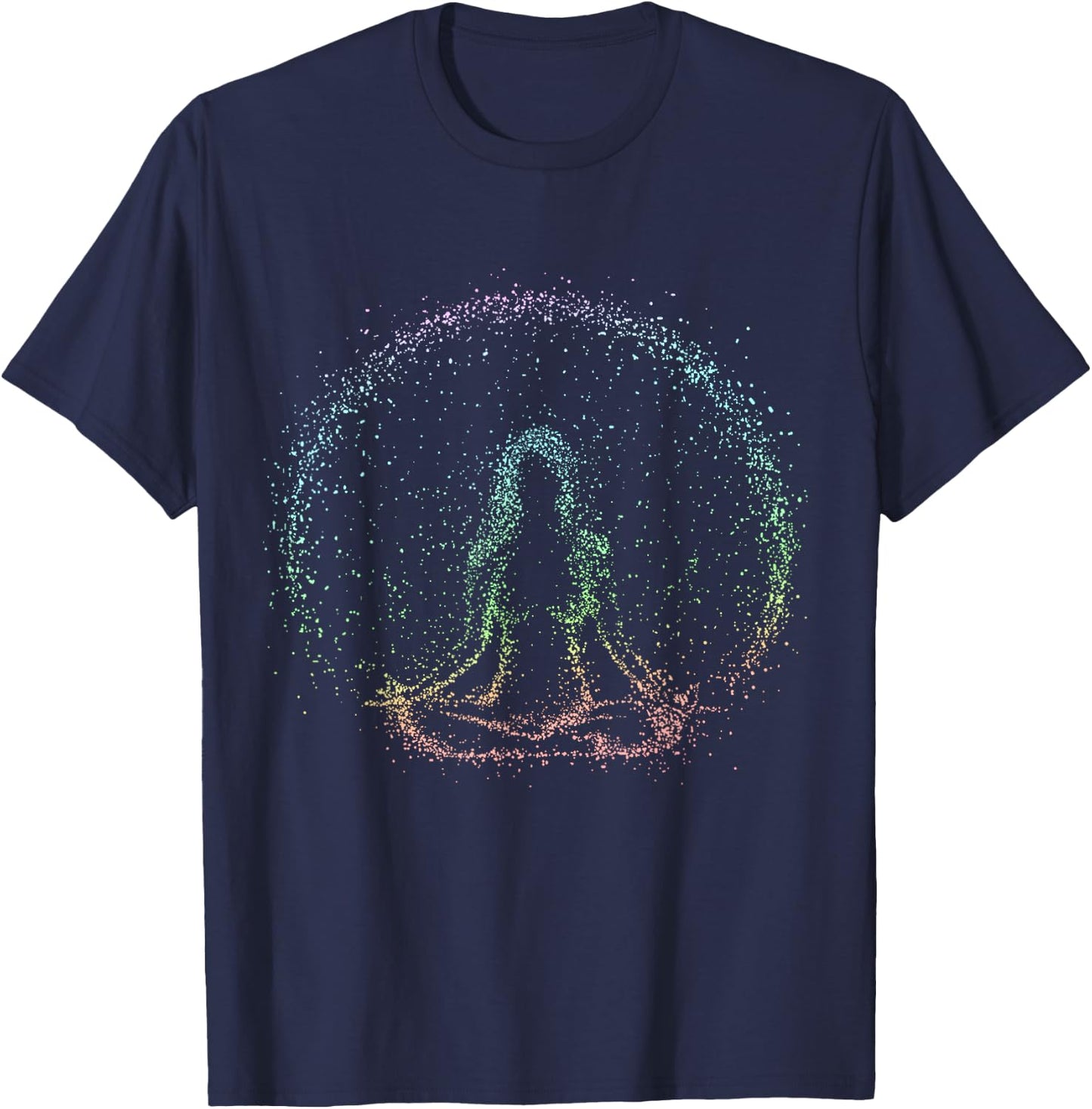 Meditation, Magical Spiritual Energy T-Shirt - T-Shirt | Navy