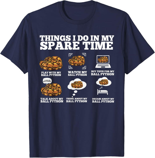 Snake Lovers - I Love Mine T-Shirt - T-Shirt | Navy