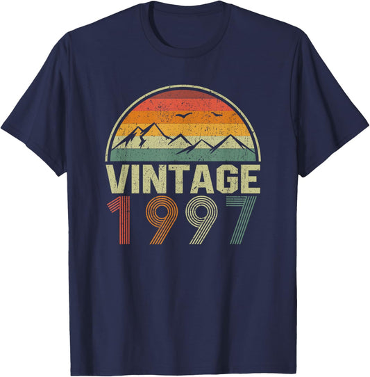 28th Birthday Gift Vintage 1997 T-Shirt - T-Shirt | Navy