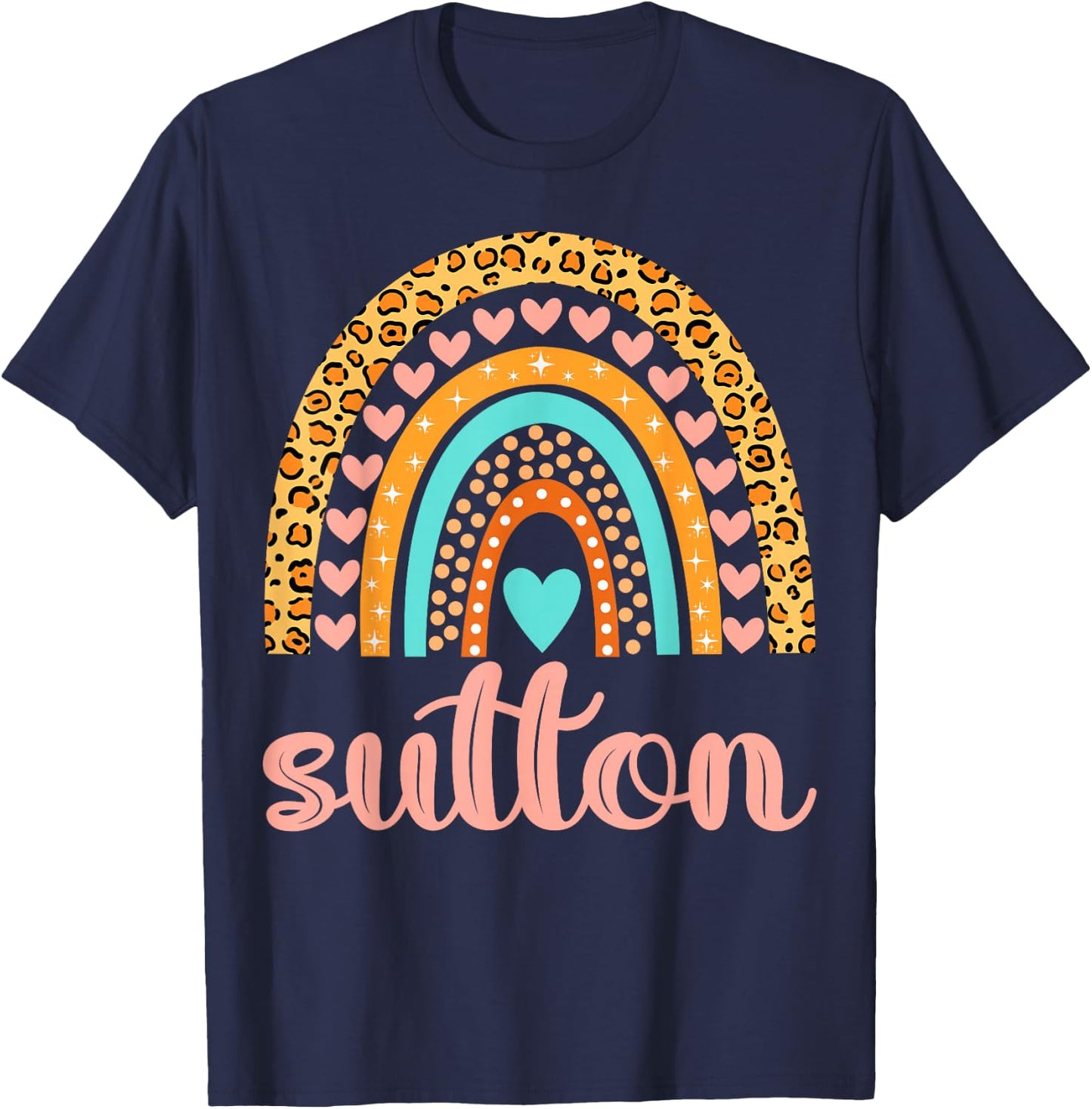Sutton Sutton Name Birthday Shirt Gift T-Shirt - T-Shirt | Navy