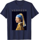 Johannes Vermeer - For Artists - Girl With a Pearl Earring T-Shirt - T-Shirt | Navy